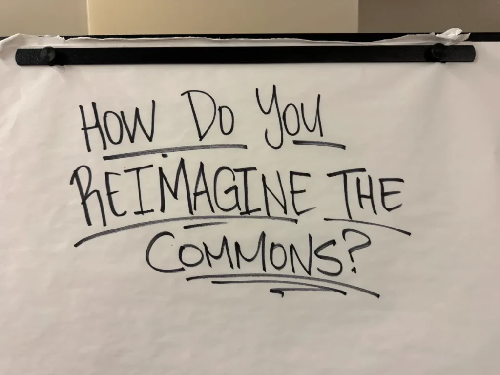 How do you reimagine the commons