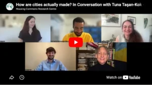 Five smiling people on Zoom call